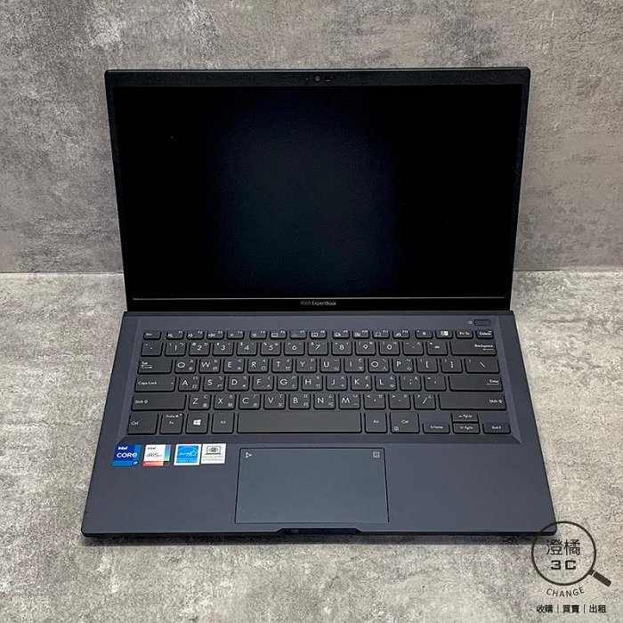 『澄橘』ASUS B1408C 14吋 i7-1165G7/24G/1TbSSD 黑《二手 無盒 筆電租借》A68862