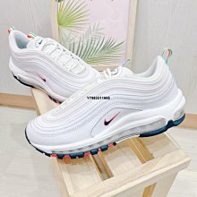 Nike Air Max 97 白 彩虹 運動 穿搭  DH1592-100 子彈 氣墊 白  反光男女鞋