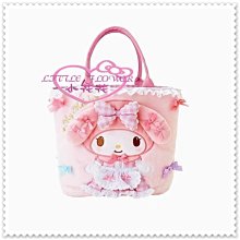 小花花日本精品♥ Hello Kitty 40周年 美樂蒂手提包 手提袋  粉色格紋女僕洋裝 綿羊42105909