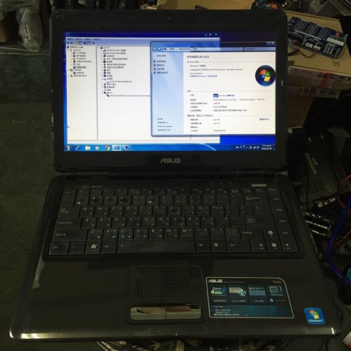 華碩 ASUS K40IN 14吋 T3100 2G 80G 筆電 筆記型電腦 NB-175 半