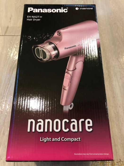 ☆~柑仔店~☆ Panasonic 國際牌 奈米水離子 進化負離子 速乾 溫控 吹風機 EH-NA27-PP 全新品