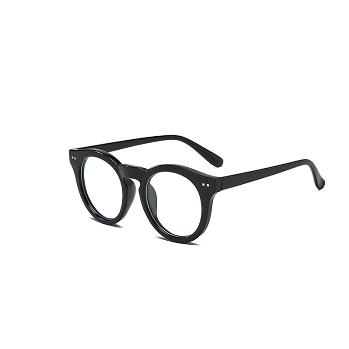 东洋会社(現貨)    日系街頭戶外風格復古Outdoor Thick-frame sunglasses平光圆框眼鏡/黑