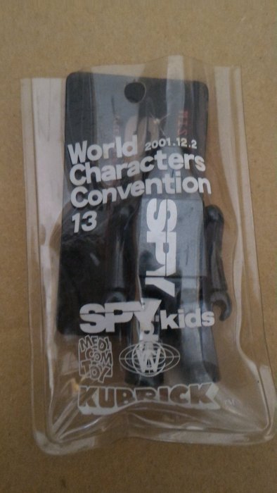 絕版收藏 Medicom KUBRICK SPYKIDS 黒 2001.12.2 WCC 013 開催記念 現貨~