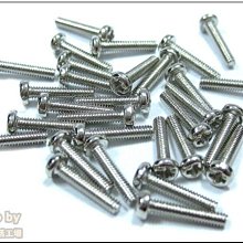 小白的生活工場*SOPSMP2X10N (M2X10mm)牙長螺絲1包30根[鍍鎳]