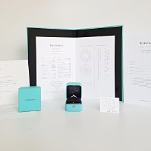 TIFFANY & CO.  天然鑽石 0.22克拉，【淨度IF】，【顏色E】，【3個EX】，經典款 六爪鑲嵌，Pt950鉑金 鑽戒  八心八箭，附原廠證書