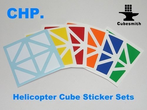 CHP.Helicopter Cube 直昇機魔術方塊專用高品質PVC貼紙(附轉貼膜)