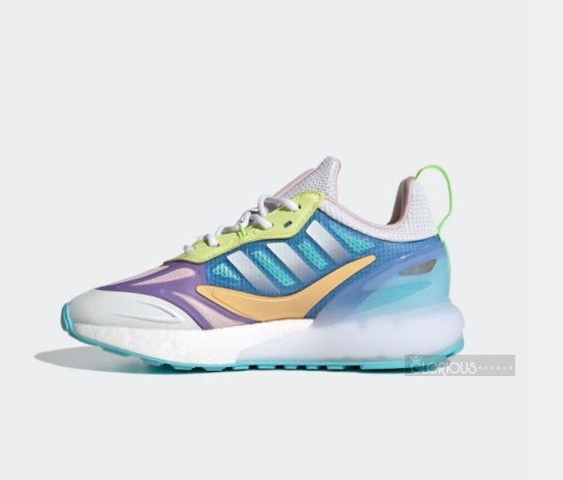 免運 ADIDAS ORIGINAL ZX 2K BOOST 2.0 粉 藍 紫 GV7760 輕量 運動鞋【GL代購】