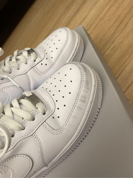 轉賣~ NIKE 耐吉 休閒鞋 Wmns Air Force 1 07 運動 女鞋 男鞋 經典款 AF1 皮革 小白鞋 全白(DD8959-100)