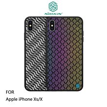 --庫米-NILLKIN Apple iPhone Xs Max / Xs/X 光彩漸變反光殼 保護殼 手機殼 幾何圖案