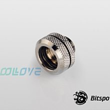 小白的生活工場*Bitspower BP-BSEML14 G1/4" 外徑14MM 硬管用接頭 (閃黑色)