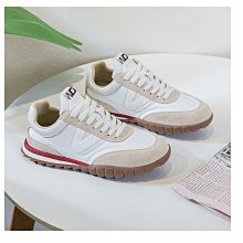 JC Shop【35-40#】韓國同步熱銷款-真皮厚底阿甘鞋 休閒鞋 運動鞋