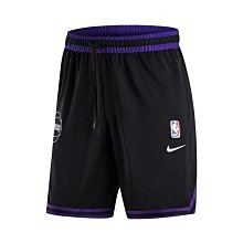 S.G NIKE NBA  DZ3687-010 黑 紫 湖人隊 刺繡 湖人球褲 籃球 球褲 運動短褲