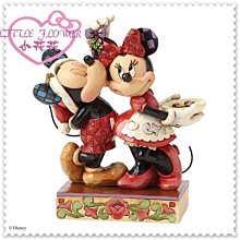 小花花日本精品♥ Hello Kitty  米奇 米妮 檞寄生下親吻雕像 擺飾 收藏  11411208