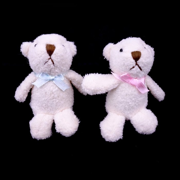 泰迪熊小熊玩偶娃娃 2入小白熊