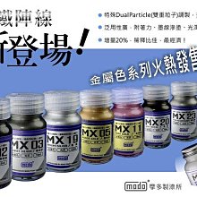 【鋼普拉】現貨 modo 摩多製漆 MX系列模型漆 金屬色 機械鐵 機械銀 槍鐵 機械金 亮銀 星光銀 銅色 香檳金