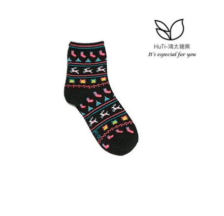 【3雙】S-SOCKs-HuTi-聖誕圖騰款-中長襪-短襪/棉襪/女襪/學生襪/可愛襪/聖誕襪/童襪/襪子/少女襪