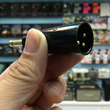 禾豐音響 高級鍍金 6.3mm 公 - XLR 公 轉接頭 錄音介面 8010a 8020c 8030b 可用