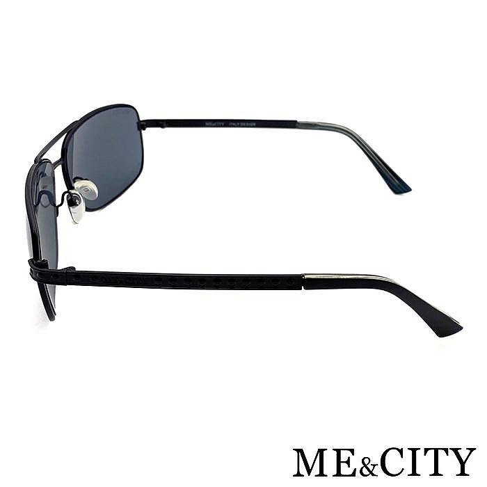 ME&CITY 傲氣飛行官金屬方框太陽眼鏡 抗UV400 (ME 1104 L01)