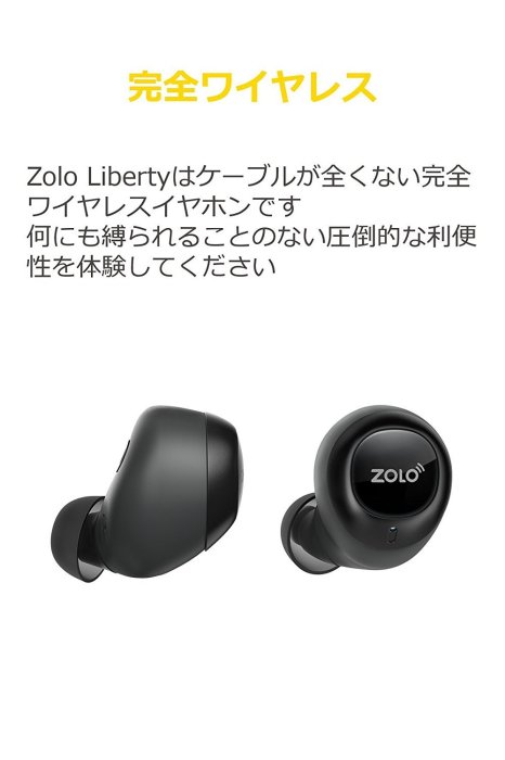 Anker Zolo Liberty 藍芽無線耳機 運動耳機 黑色/白色 IPX5 防水降噪 語音助理【全日空】