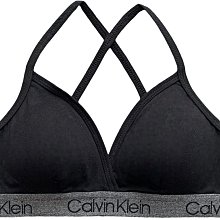 【CK女生館】【Calvin Klein 深V低胸薄墊後交叉無鋼圈內衣】【CKGU002A1】(S-M)