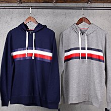 【HYDRA】Tommy Hilfiger Stripe Hoodie 條紋 連帽 帽T 藍 灰【TH04】