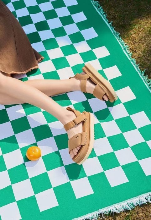 【全新正貨私家珍藏】UGG 2023新款GOLDENSTAR休閒女士涼鞋Classic Sandal