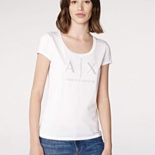 【A/X女生館】【ARMANI EXCHANGE LOGO短袖T恤】【AXG003B1】(M)