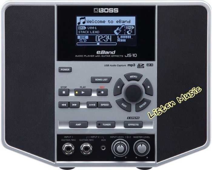 立昇樂器 ROLAND BOSS eBand JS-10 JS10 吉他效果器 綜合效果器 數位錄音工作站 公司貨