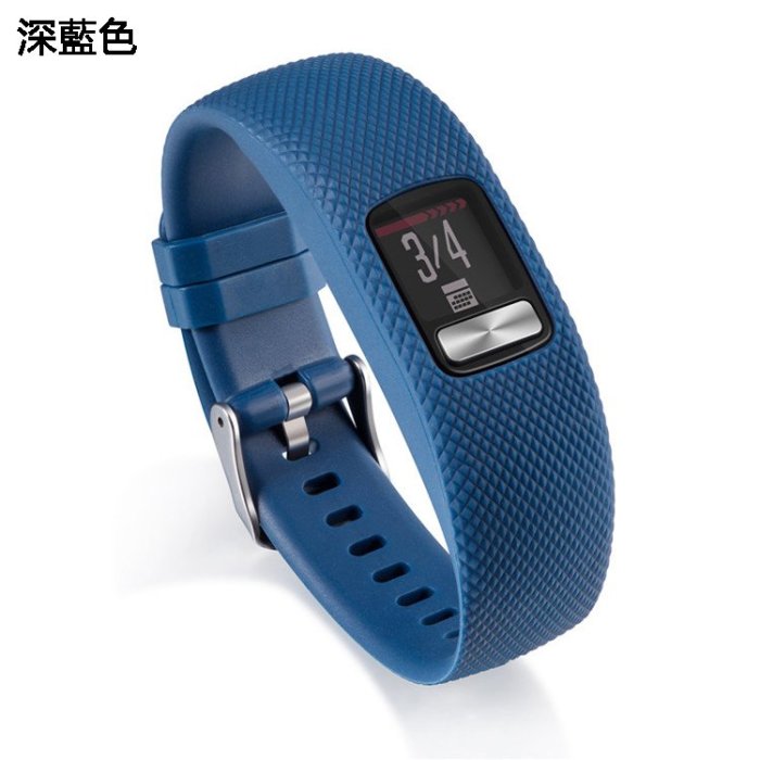 小胖 佳明 Garmin Vivofit 4 簡約官方同紋理智能手環錶帶 vivofit4 環保矽膠 佩戴舒適 替換腕帶