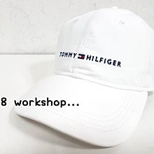 ☆【TH配件館】☆【TOMMY HILFIGER LOGO刺繡棒球帽/高爾夫球帽】☆【TOMH003E4】☆(白色)