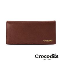 【寧寧精品】台中30年老店 Crocodile 鱷魚 真皮皮夾 附拉鍊真皮皮夾 0103-11001-02-2