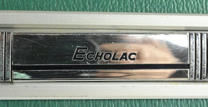 《玖隆蕭松和 挖寶網H》B倉 早期 ECHOLAC 硬殼 手提箱 化妝箱 收藏擺件 (07353)