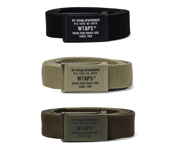 希望商店】WTAPS GIB BELT 20AW 軍事帆布腰帶| Yahoo奇摩拍賣