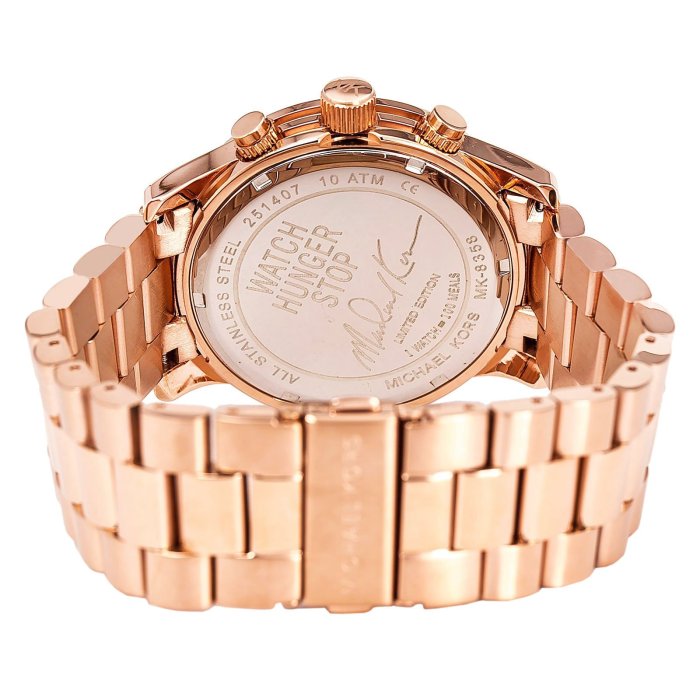 全新正品 Michael Kors MK8358 玫瑰金現貨 Hunger Stop 100 Series 男錶 MK