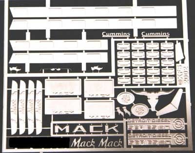 【喵喵模型坊】KFS 1/24 MACK 卡車裝飾 蝕刻片 (PE45)