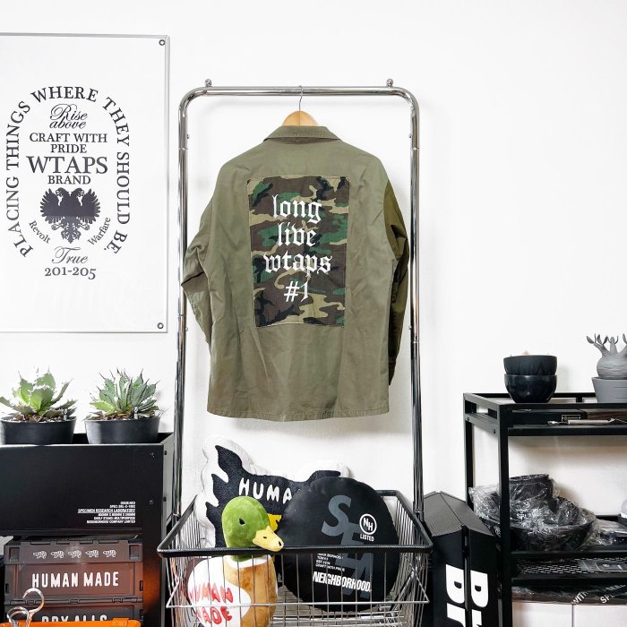 希望商店】【✓寄賣商品】WTAPS MODULAR 17AW 初代拼接十袋軍衫| Yahoo