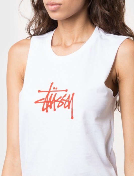 【HOMIEZ】STUSSY BASIC STUSSY RAW EDGE MUSCLE  LOGO【2941353】背心