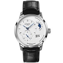 GLASHUTTE ORIGINAL 格拉蘇蒂原創 偏心月相 40mm 白面銀面 1-90-02-42-32-61