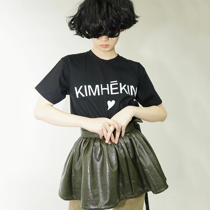 潮牌kin-21SS KIMHEKIM HEART T-SHIRT 愛心LOGO TEE 短T 男女-正貨