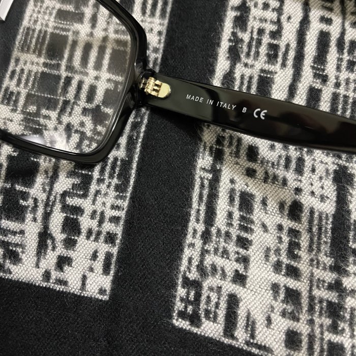 Chanel 眼鏡 大框 金字 logo 方框 平光 眼鏡  印花眼鏡布 5408A   人稱小臉素顏神器