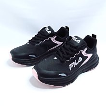 FILA 慢跑鞋 女款 運動鞋 5J917X005 黑x銀【iSport愛運動】