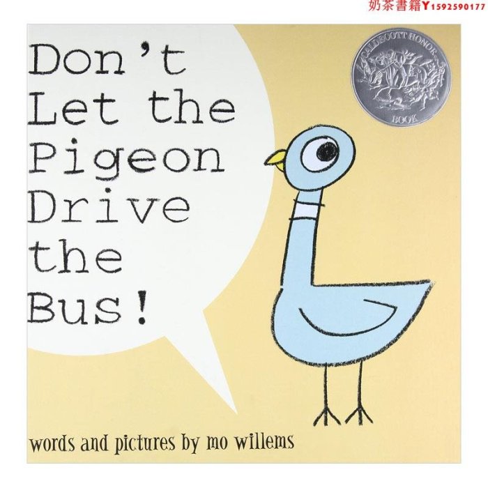 【預售】 Dont Let the Pigeon Drive the Bus別讓鴿子開巴士 親子互動兒童繪本圖畫書兒童書籍·奶茶書籍