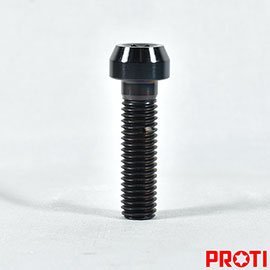 [屏東-晟信二輪]PROTI 鍛造鈦合金螺絲 M8L30-DFF02-BK 適用:M8x30mm DUCATI 前叉輪軸