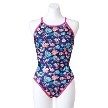 MIZUNO SWIM EXER SUITS 女童泳衣 連身式 N2MAA46614 深藍【iSport愛運動】