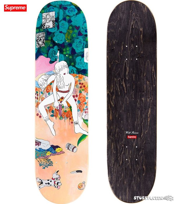 【超搶手】全新正品 2018 秋冬 Supreme bedroom skateboard 藝術風格 首發 滑板