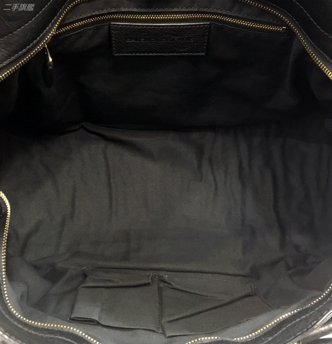 二手旗艦 Balenciaga Part Time 282009 黑色 金釦 羊皮 機車包 (中友店) 15502