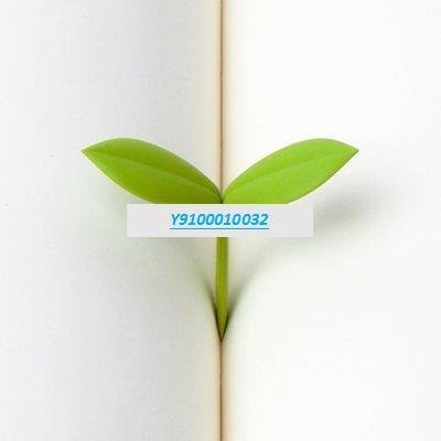 熱銷 書籤進口正品韓國文具bookfriends創意可愛嫩芽書簽樹葉書夾套裝2枚可開發票