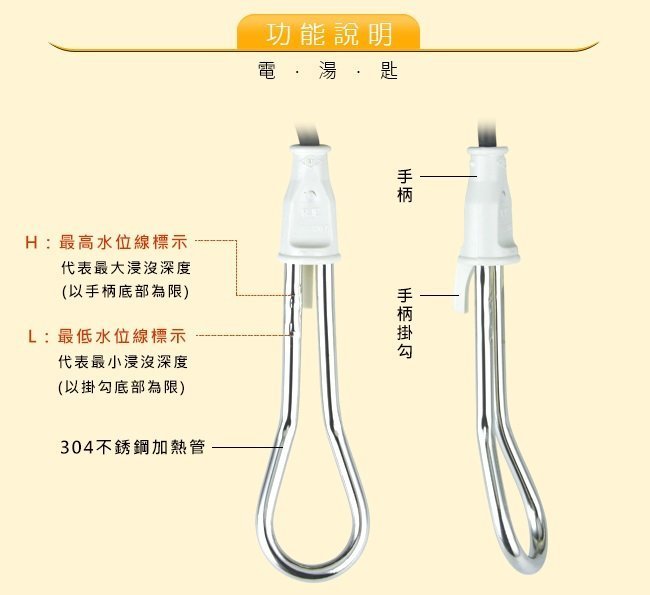 CO22電湯匙 AC120V /60Hz ，300W 通過標檢局檢驗合格  110V電湯匙