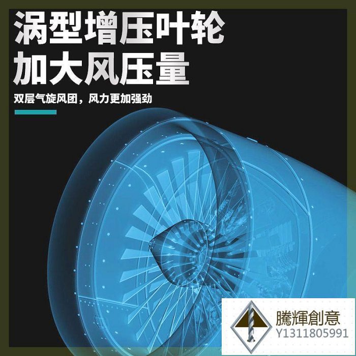 大億藝款鋰電吹風機大功率工業充電鼓風機清灰小型吹吸兩用除塵器-騰輝創意