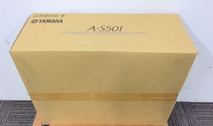 孟芬逸品(綜擴）日本山葉YAMAHA A-S501綜合擴大機，A+B兩組，可玩BI-WIRE，現貨全新未拆銀色款！